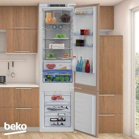 Встраиваемый холодильник Beko BCNA306E2S, белый - купить по доступной ...
