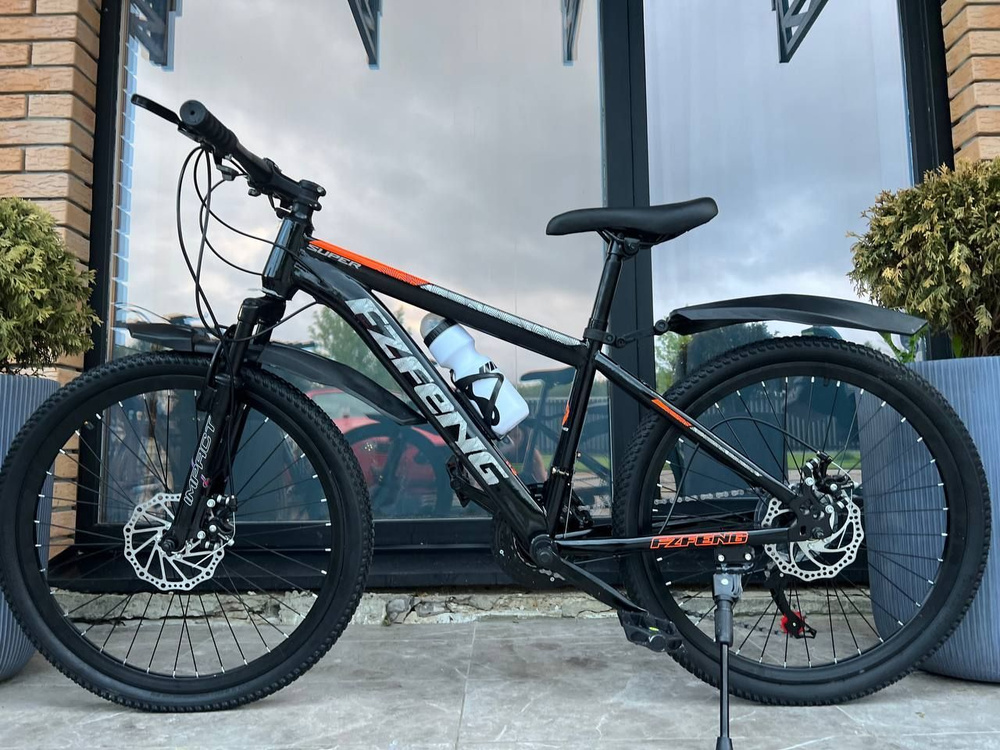Велосипед горный подростковый FZFENG 24" колёса Рама 14" облегченная ...