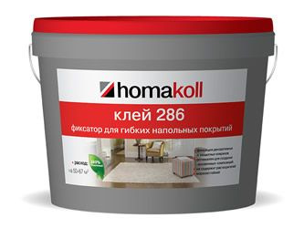 Клей-фиксатор homakoll 286 для ковровой плитки и линолеума 3 кг  #1