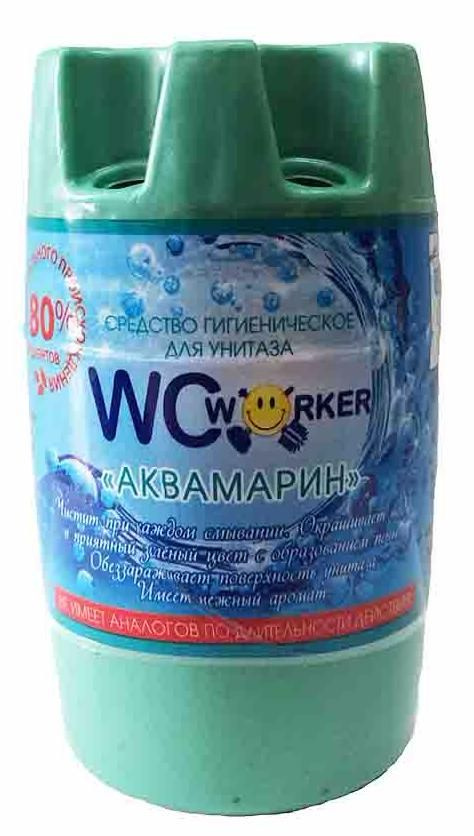 WCworker Аквамарин гигиеническое средство для унитаза 135 гр  #1