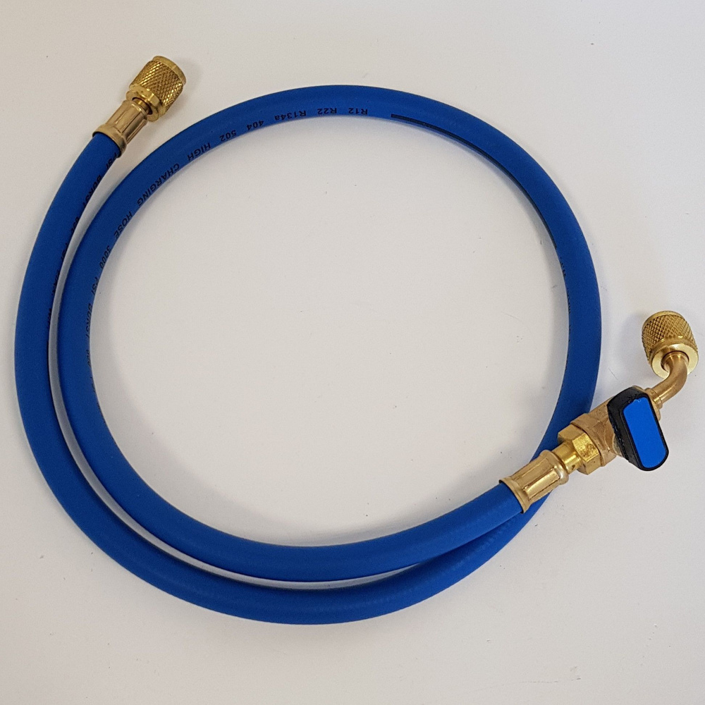 Шланг заправки для фреона с вентилем 90см R134 600-3000PSI - купить с ...