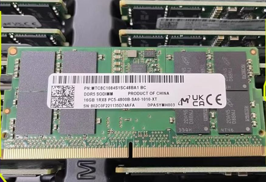 Модуль оперативной памяти Micron micron DDR5 4800MHZ SODIMM16 ГБ ...