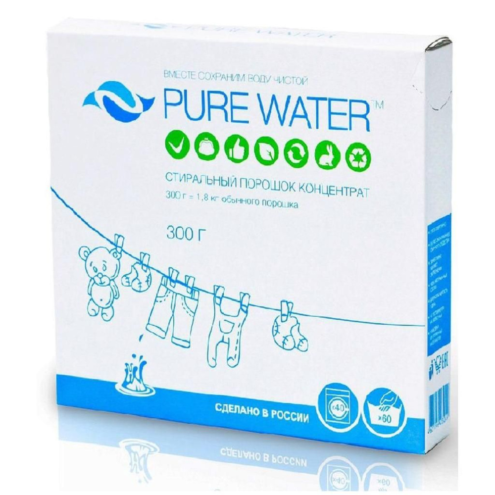 МиКо стиральный порошок "Pure Water" 300 г - купить с доставкой по ...