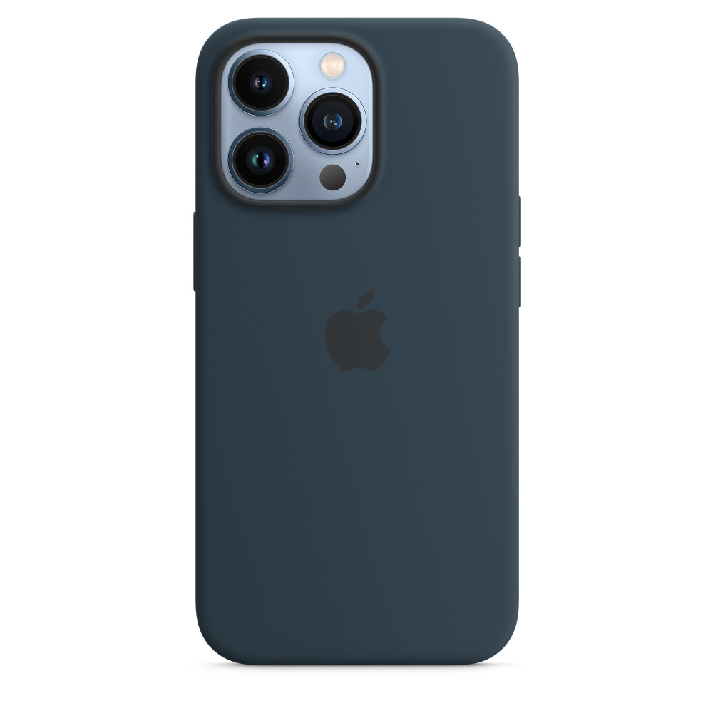 Чехол силиконовый для iPhone 13 PRO / SILICONE Case with MagSafe / Abyss  Blue - купить с доставкой по выгодным ценам в интернет-магазине OZON  (705622573)