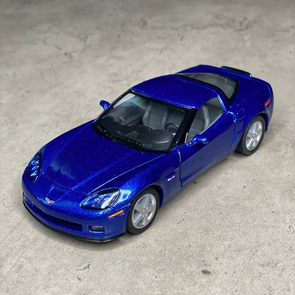 Машинка металлическая Kinsmart 1:36 Chevrolet Corvette Z06 Шевроле Корвет  5320DKT инерционная, двери открываются / Синий - купить с доставкой по  выгодным ценам в интернет-магазине OZON (963115097)