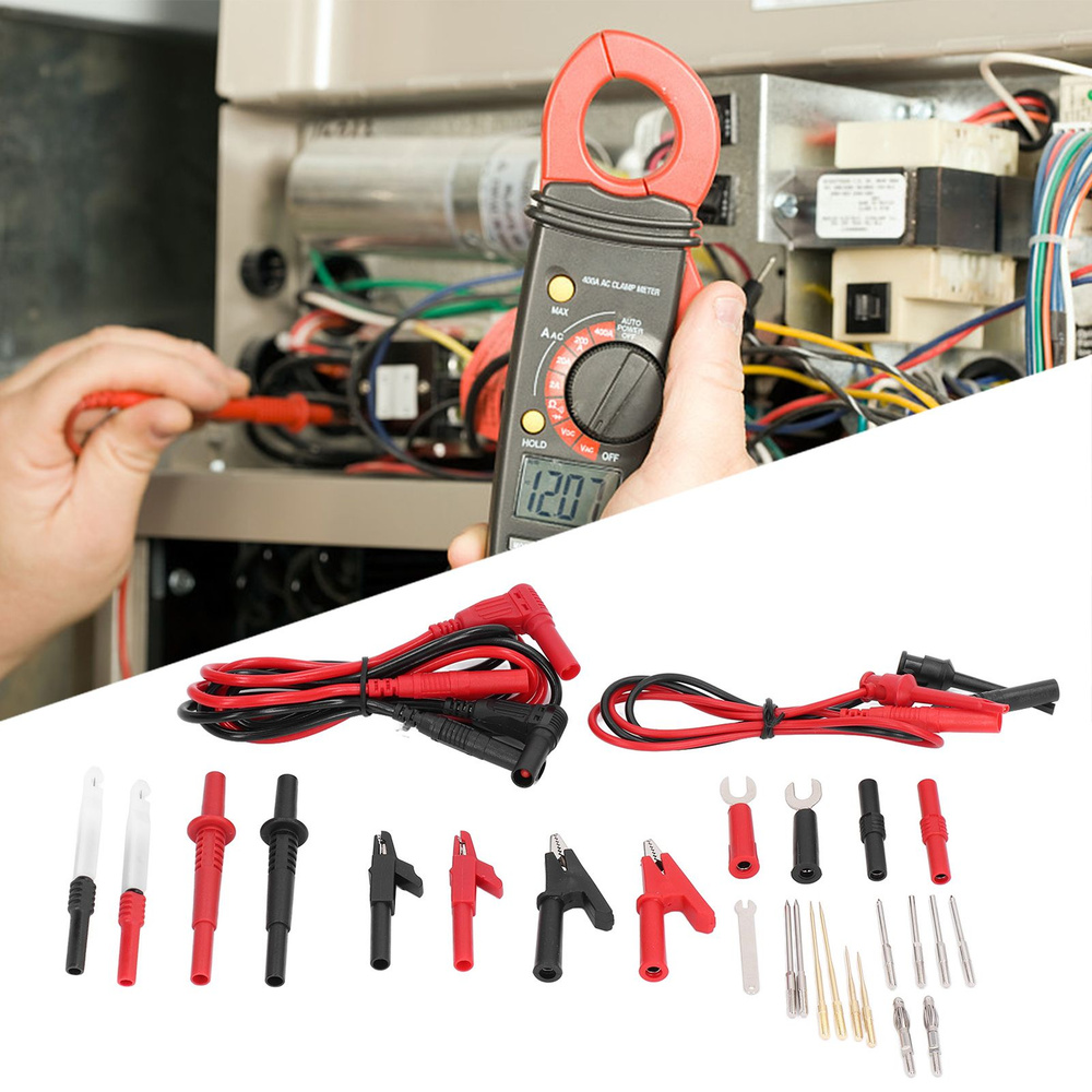 Комплект автомобильных измерительных проводов для мультиметра купить по ...