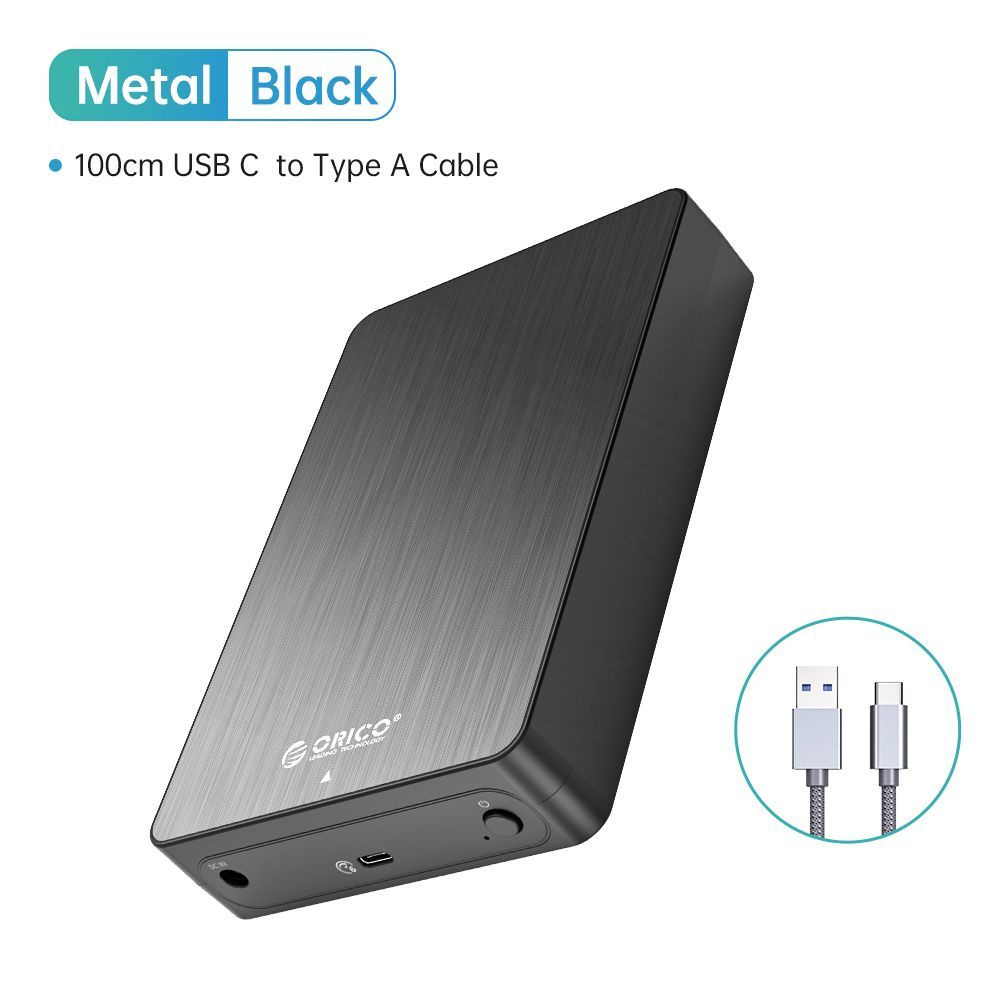 Корпус жесткого диска ORICO 3,5-дюймовый жесткий диск, USB Type C SATA ...