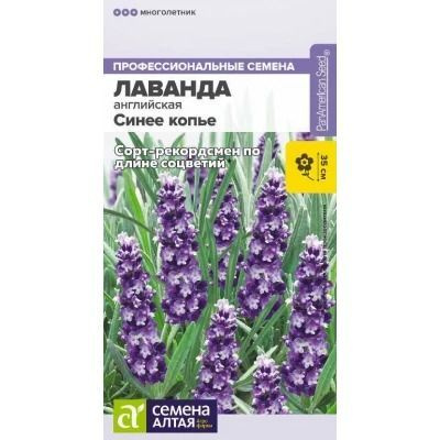Семена Цветов Лаванда Синее Копье узколистная (5 семян) - Семена Алтая #1