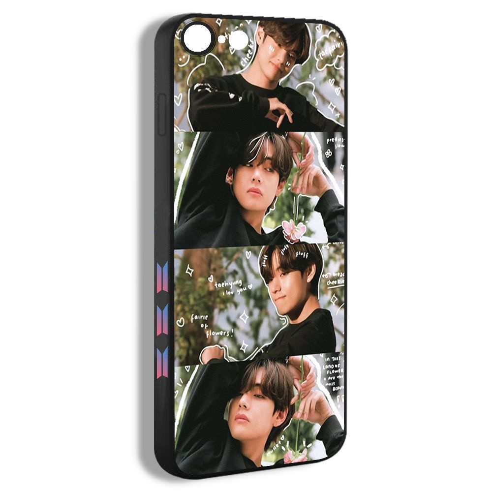 Чехол для смартфона Подходит для iPhone 7 BTS V Kim taehyung БТС Ви Тэхен -  купить с доставкой по выгодным ценам в интернет-магазине OZON (1126337899)