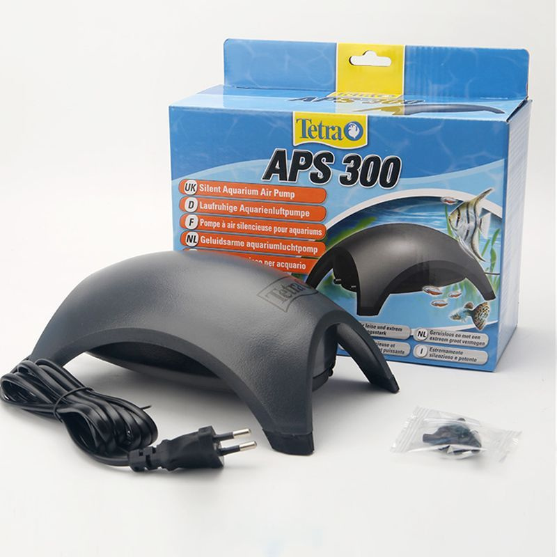 Компрессор для аквариума Tetra APS 300 л, один выход, черное - купить с ...