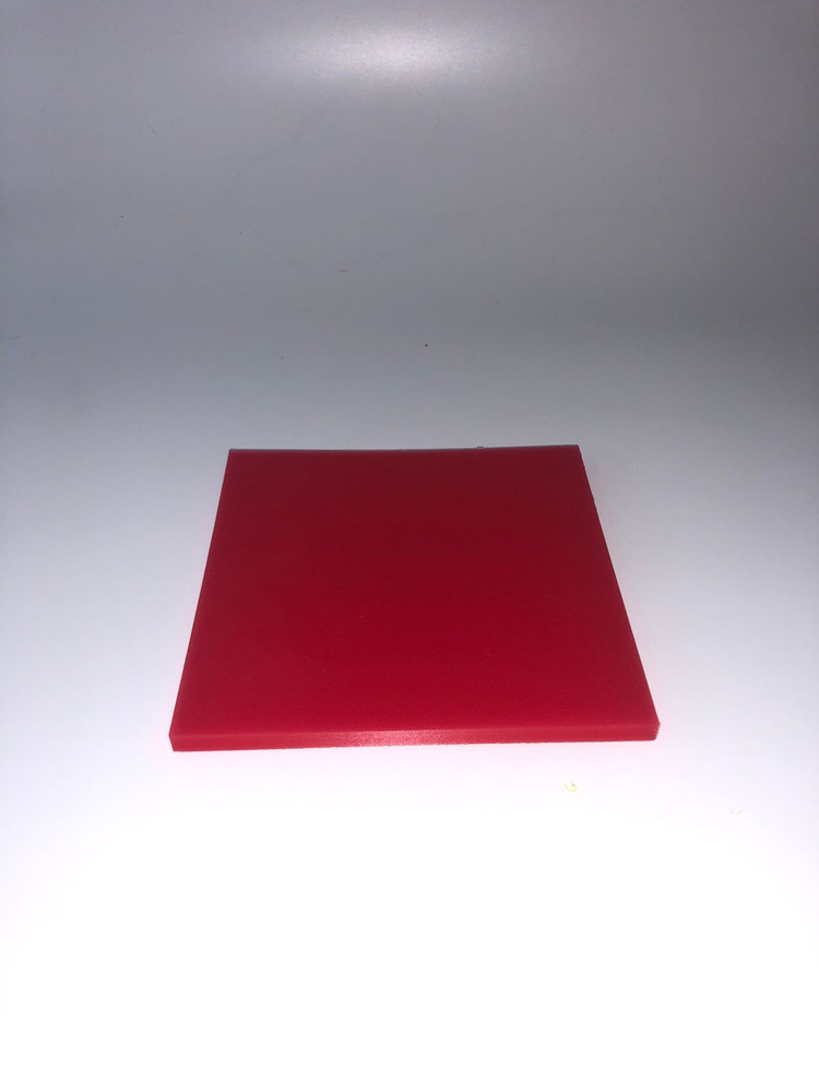 Силикон листовой 100х100х5 мм, силиконовая резина для многих потребностей, красный.  #1