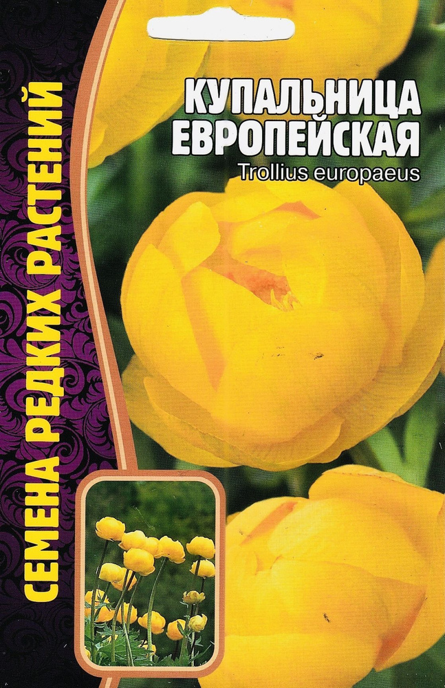 Купальница Европейская, 1 пакет, семена 20шт, ЧК #1