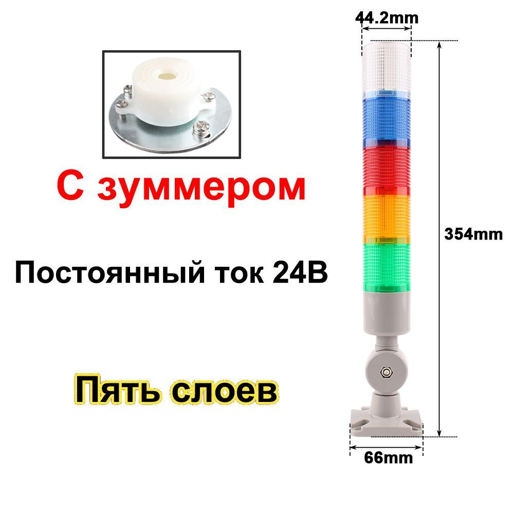 Электроустановочное оборудование защитная пластина промышленная многослойная светодиодная сигнализация #1