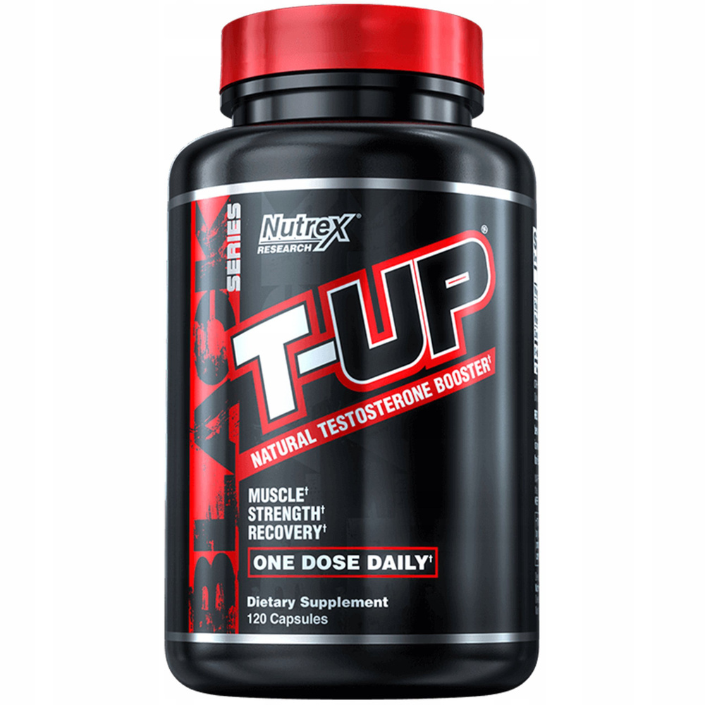 Бустер тестостерона Nutrex T-UP, 120 капсул / Препарат для набора ...