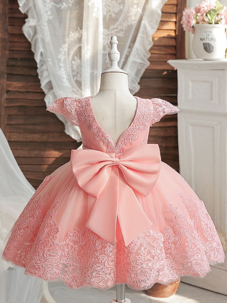 Вечернее платье для маленьких девочек с открытой спиной, Девочки, На любой  сезон, размер 110, материал Полиэфирное волокно — купить в  интернет-магазине OZON (1306207295)
