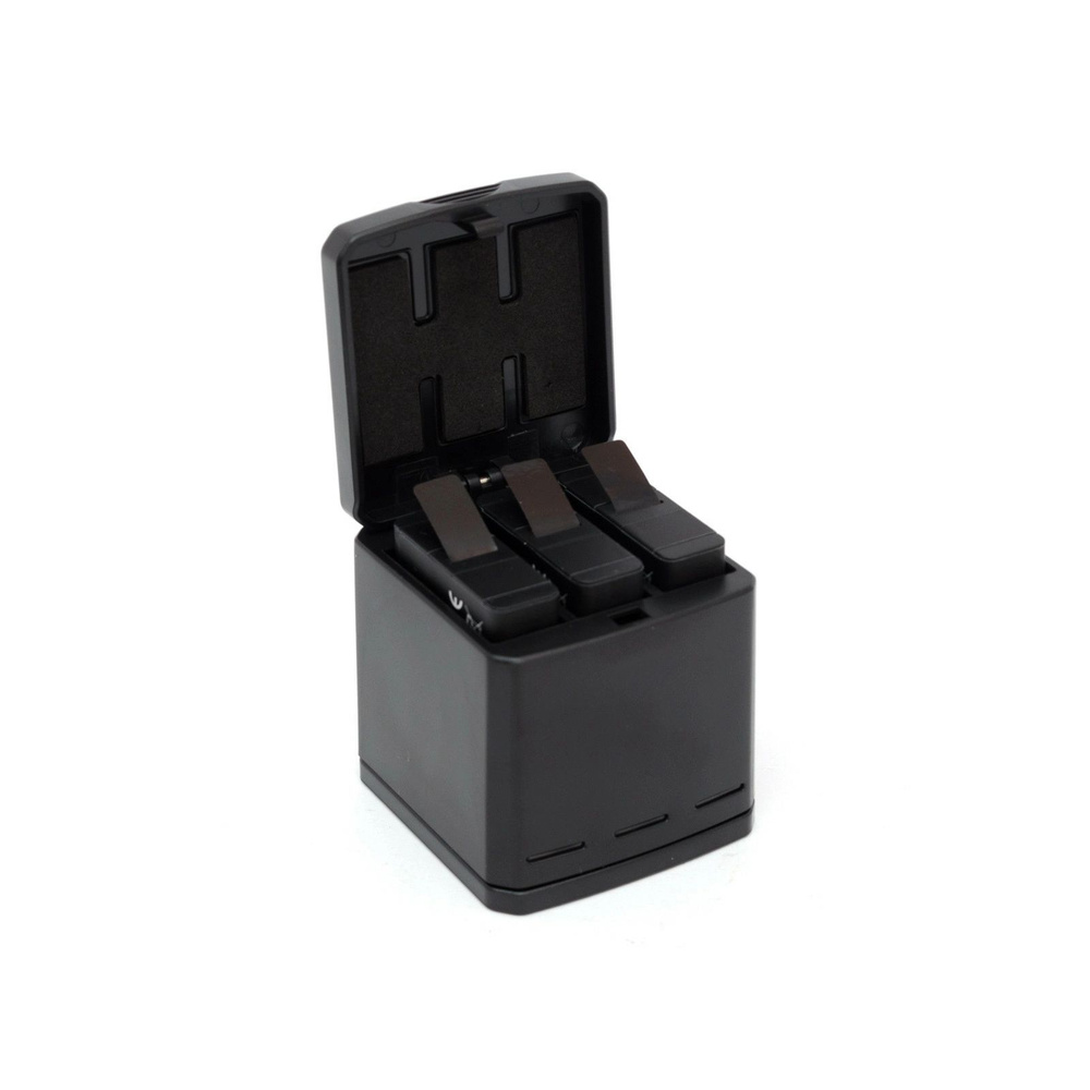 TELESIN Зарядное устройство для аккумуляторных батареек GoPro Hero 8/7/6/5, черный  #1