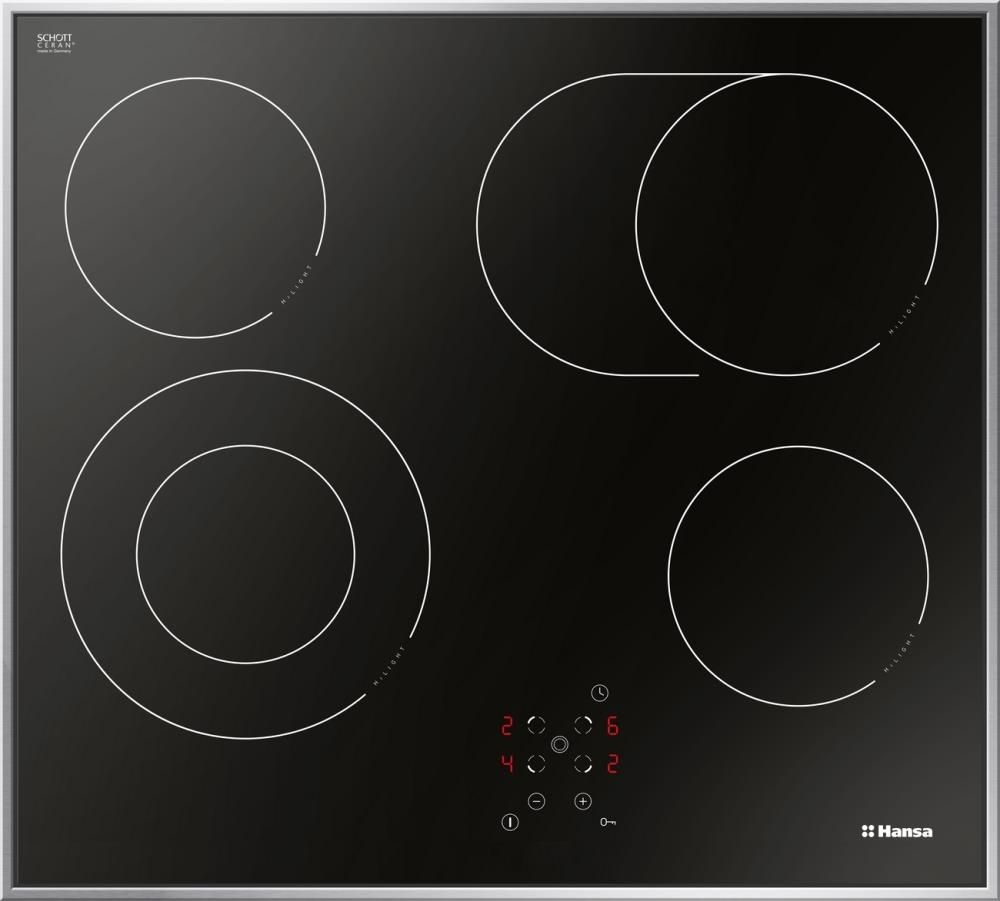 Встраиваемая варочная панель HANSA BHCI66706 / Стеклокерамика ...