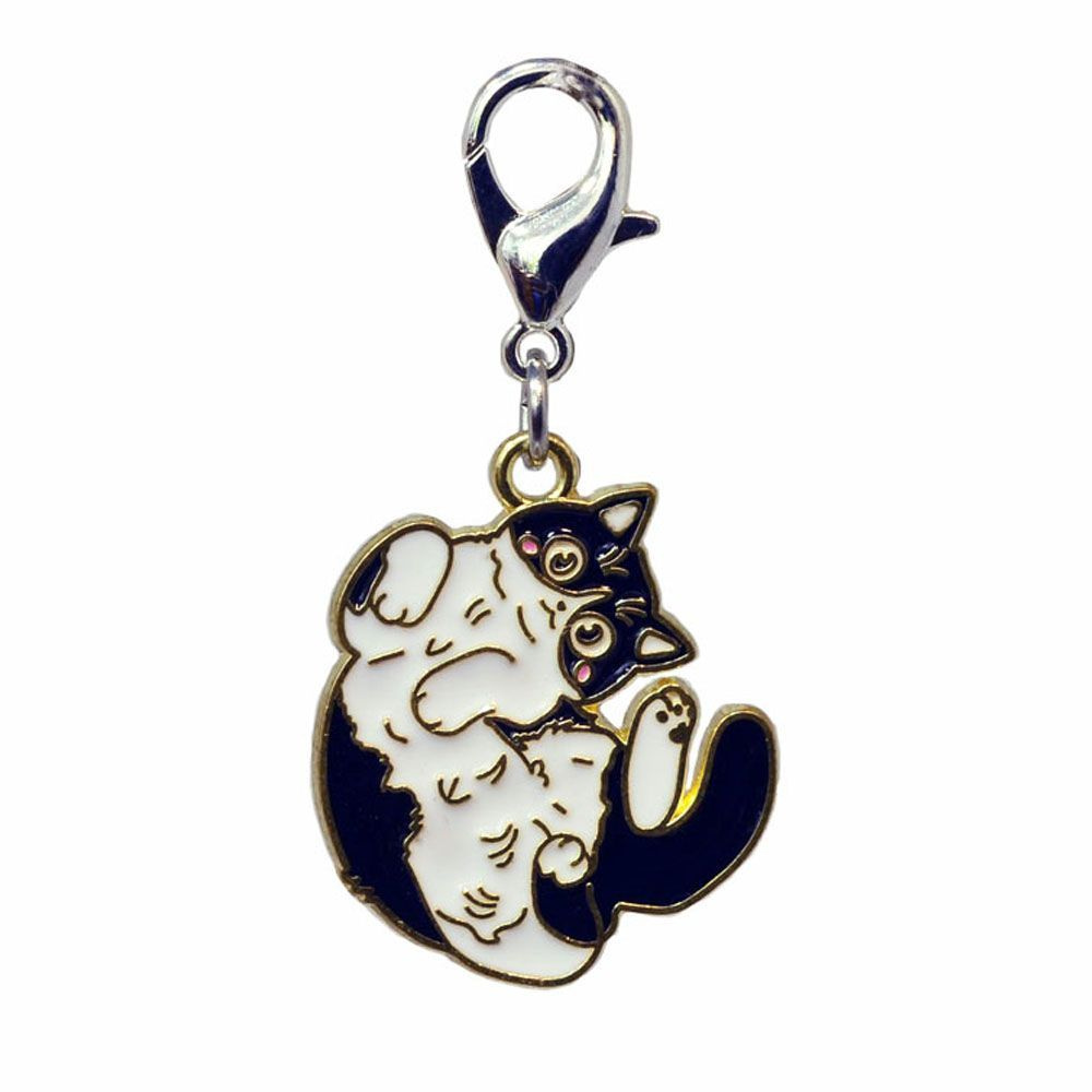 Брелок СЧАСТЛИВЫЙ КОТ в подарок для ключей, рюкзака или сумки - купить ...