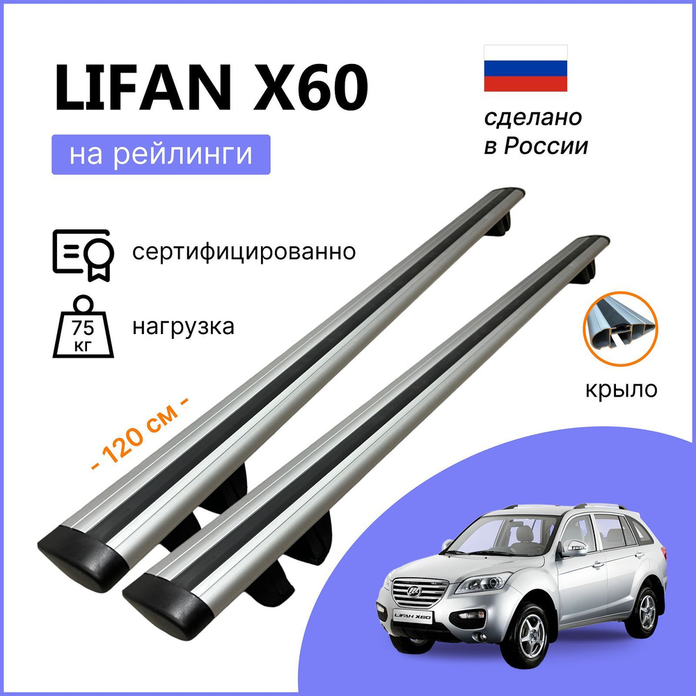 Комплект багажника Inter Krep-120-Lifan-X60 - купить по доступным ценам в  интернет-магазине OZON (1200685573)