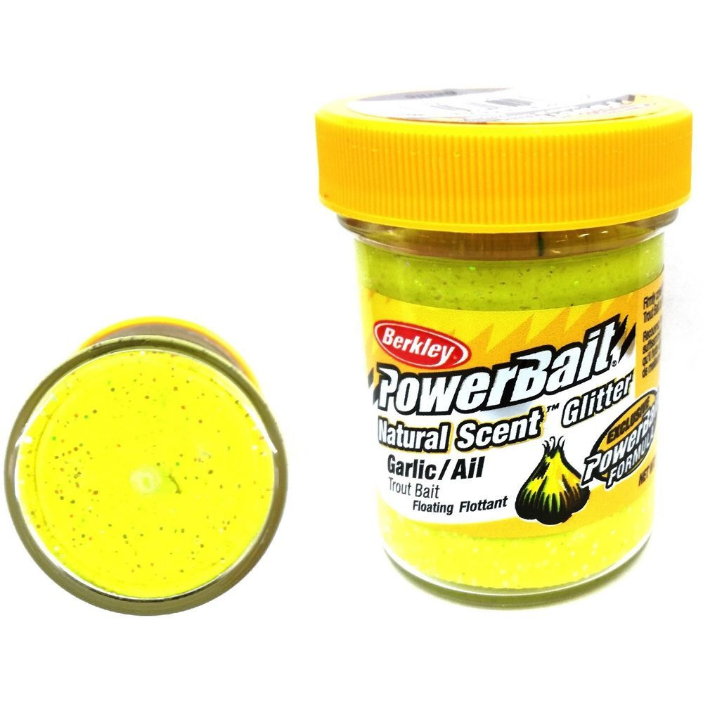 Паста форелевая Berkley PowerBait Natural Scent Garlic Sunshine Yellow 50gr 1290577 #1