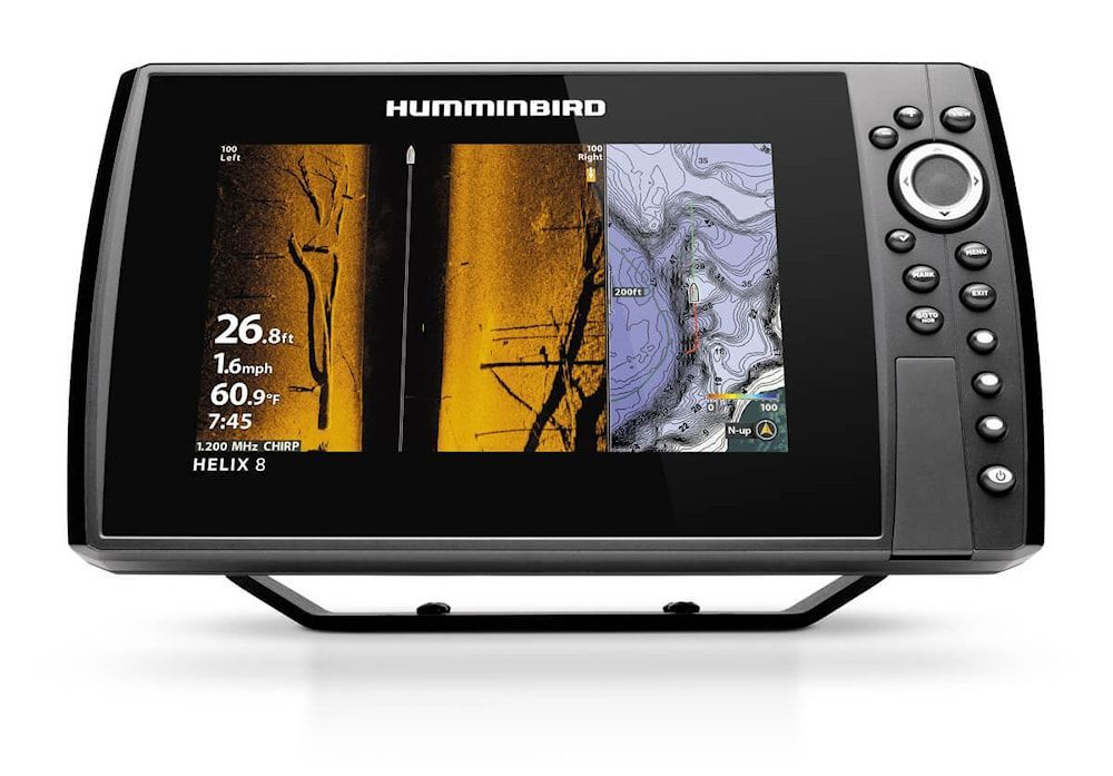 Эхолот с GPS Комбинированное устройство Humminbird Helix 8 CHIRP MEGA ...