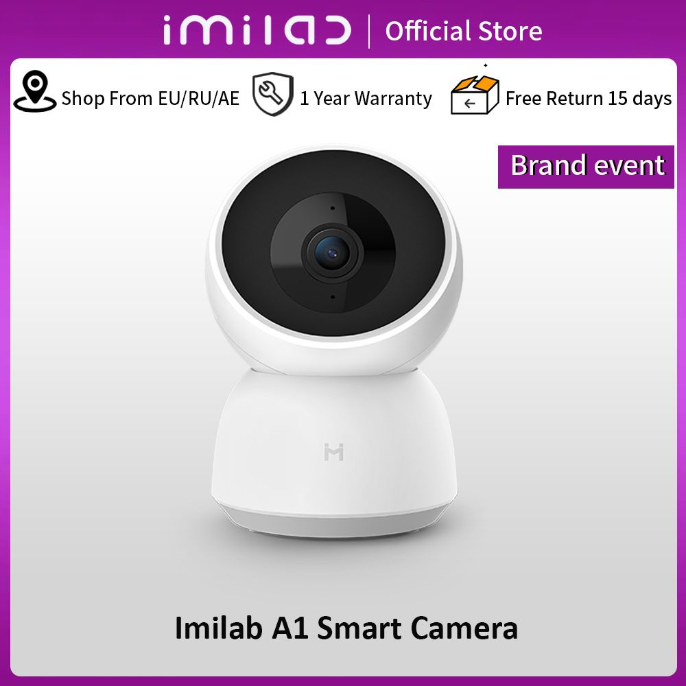 Камера ip-камера imilab a1 2k 1296p wi-fi mi домашняя безопасности cctv .