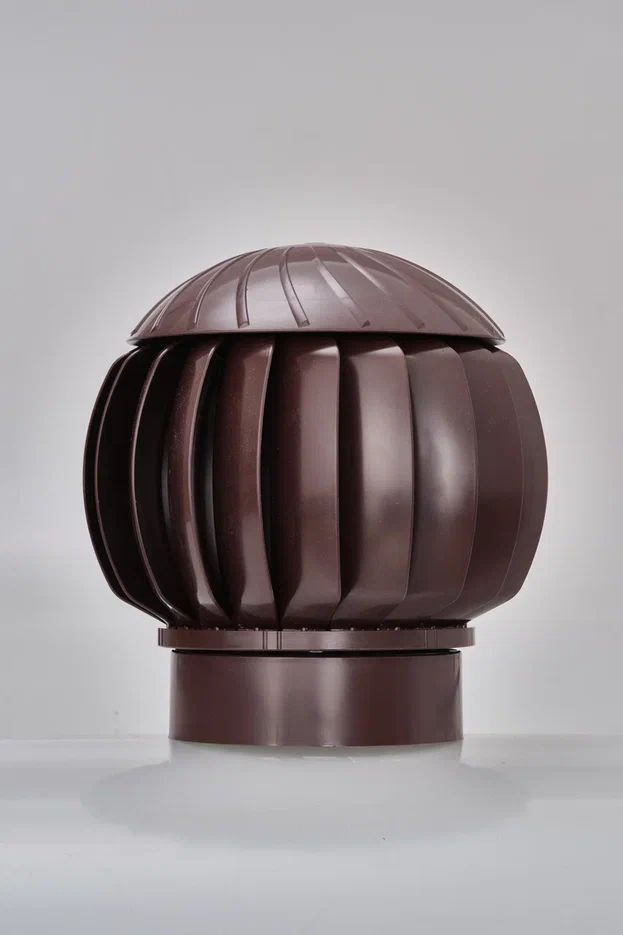 Ротационная вентиляционная турбина, 160 мм, коричневый (для кровли RAL ...