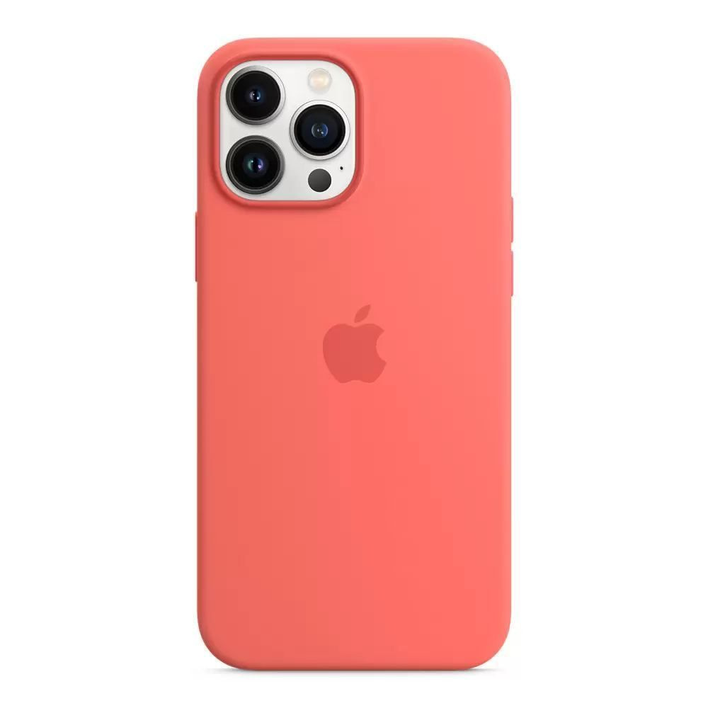 Чехол-накладка для iPhone 13 Pro Max / Slicone Case MagSafe / Pink ...