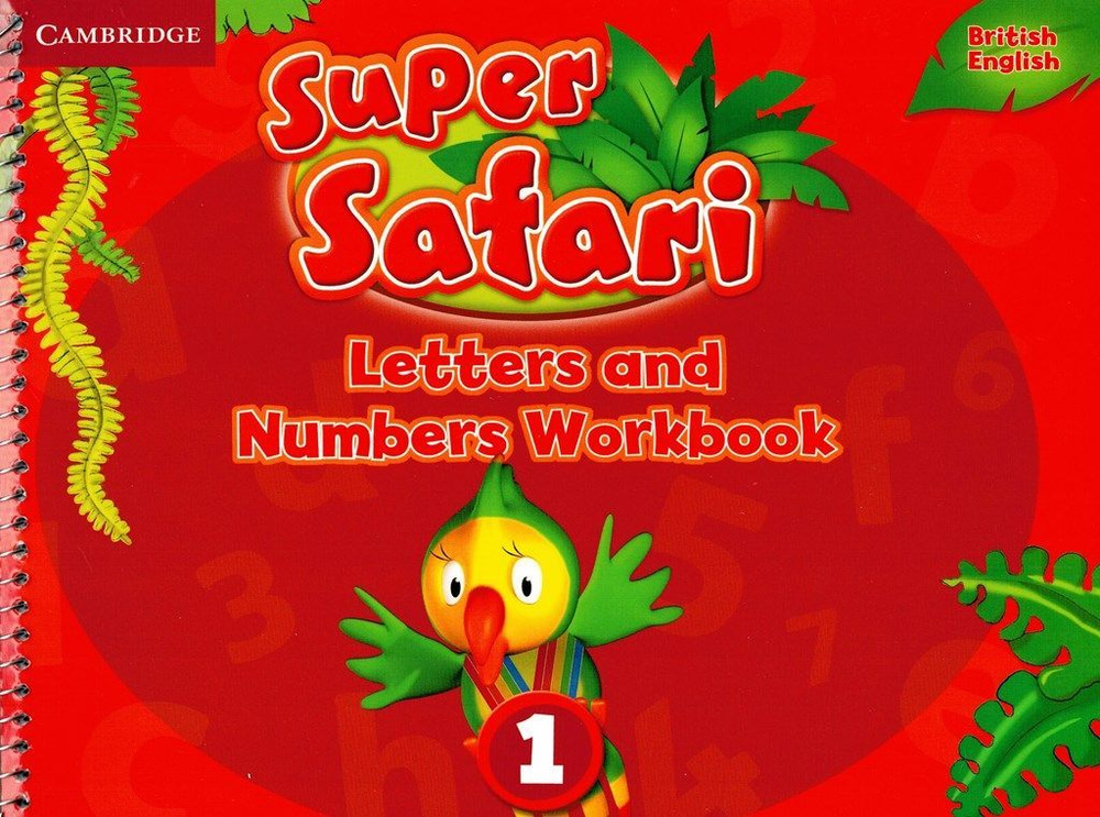 super safari letters and numbers workbook 1