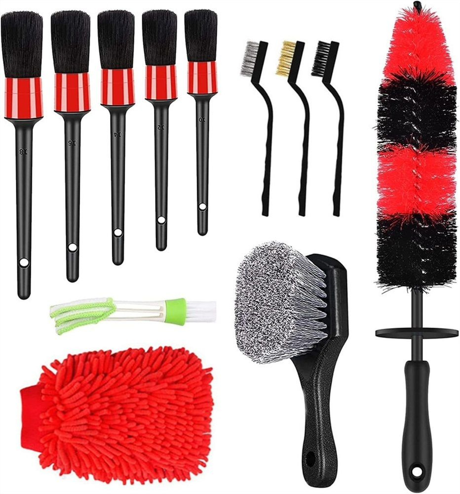 Набор для детейлинга, щетка для мытья автомобиля, кисти, тряпки, губки ...