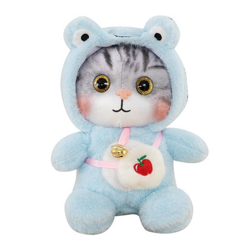 Мягкая игрушка MAXITOYS плюшевый котик в капюшоне - купить с доставкой ...