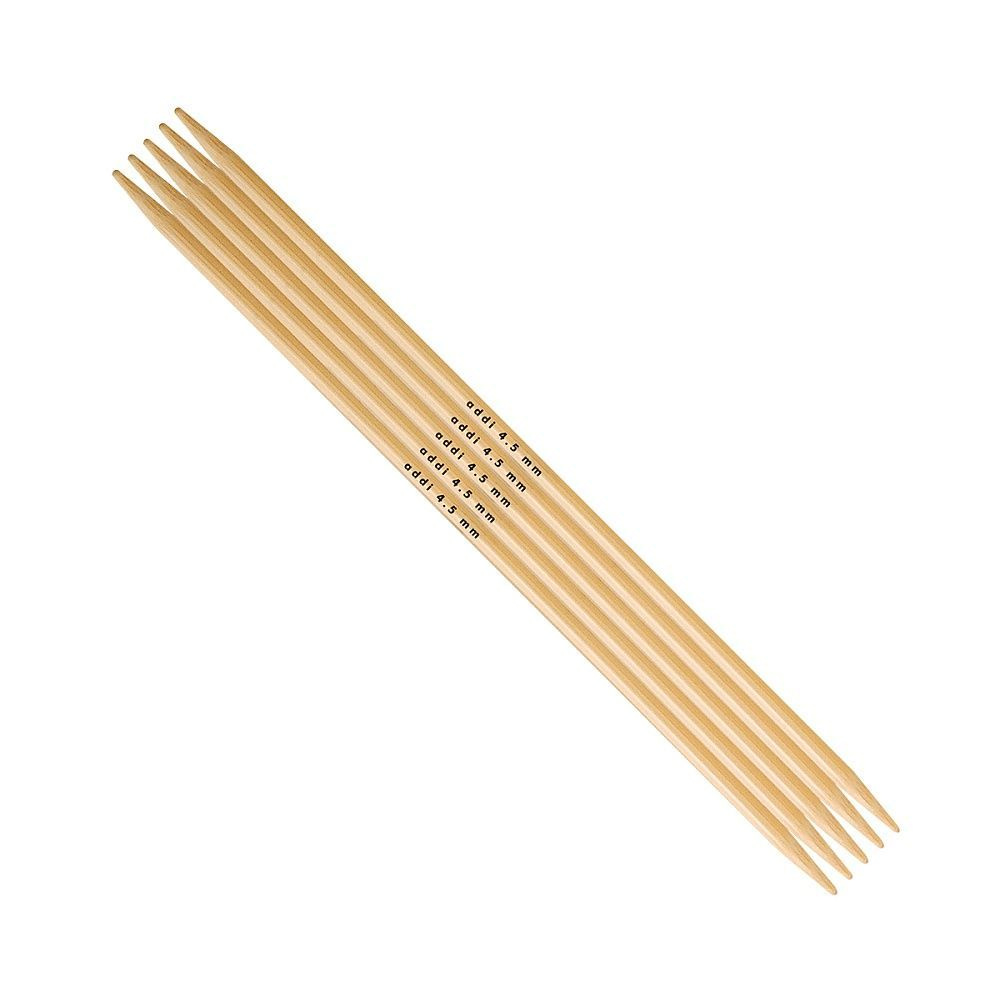 Спицы для вязания ADDI чулочные, бамбук Nature BAMBOO №4 20 см (ADDI.501-7/4-020)  #1