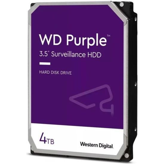 Western Digital 4 ТБ Внутренний жесткий диск Western Digital WD Purple 4 ТБ, SATA III, 256 Mb, 5400 rpm #1