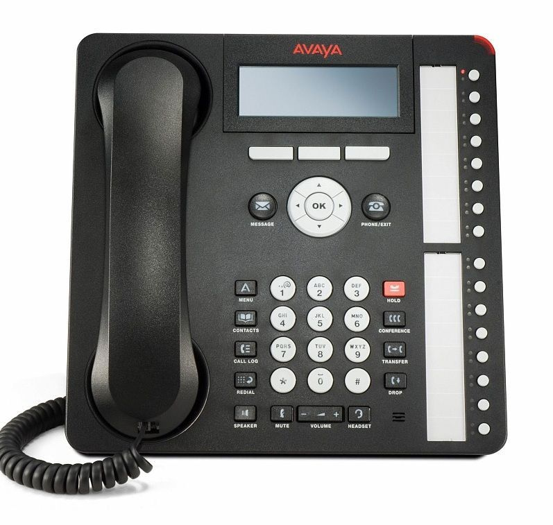 Телефон Avaya 1616-I BLK - купить с доставкой по выгодным ценам в ...
