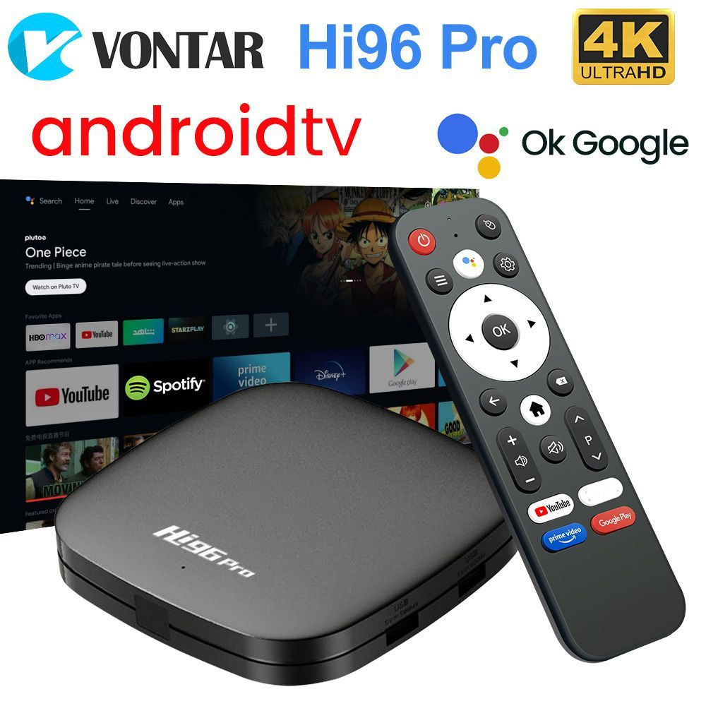 Медиаплеер Vontar Hi96 Pro, USB, HDMI, RJ-45 Ethernet, Android купить по  низкой цене с доставкой в интернет-магазине OZON (1256815247)