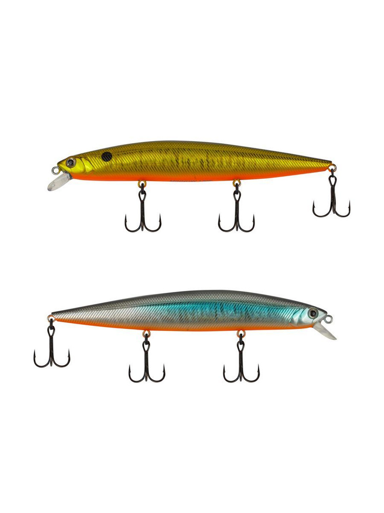 Воблер TSURIBITO MINNOW 130F / 582 SPRAT DOUBLE #1