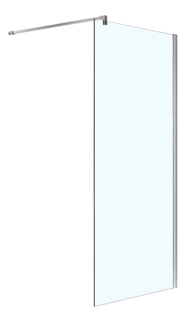 Душевая перегородка Azario CHICAGO Walk-in 1300x1950 прозрачное стекло 8 мм, цвет профиля серебро (AZ-NAR6310 #1