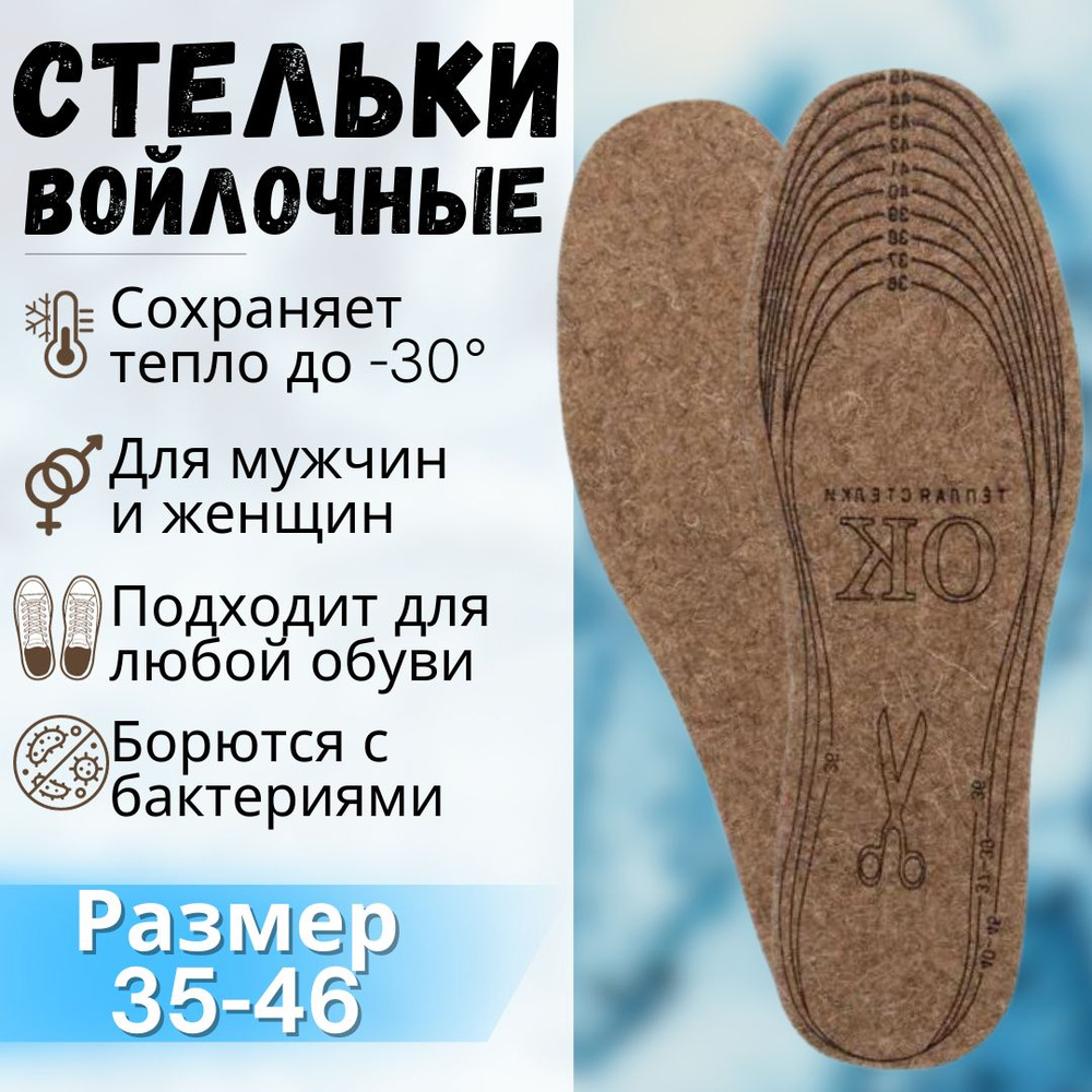 KEANTI Стельки для обуви 2 шт - купить с доставкой по выгодным ценам в ...