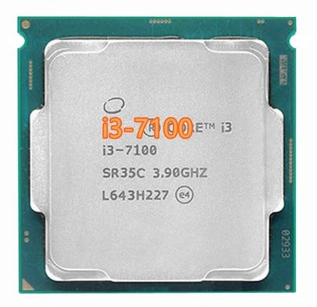 Процессор Intel i3 7100 Core i3 7-го поколения, OEM (без кулера), 2 яд ...