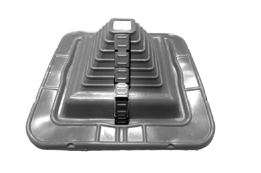 Кровельная проходка \"Мастер Флеш\" разъемная №3 для квадратных труб (25 ...