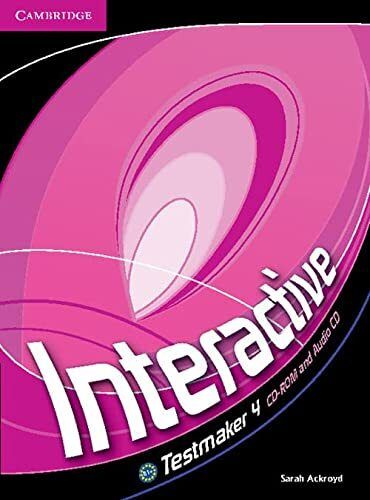 Interactive 4 Testmaker Audio CD/CD-ROM #1