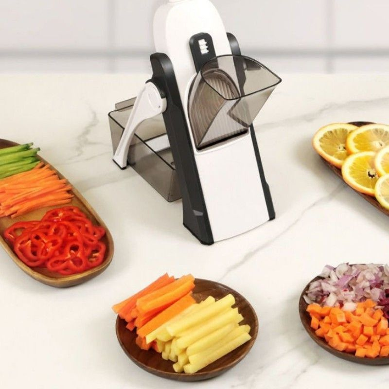 Овощерезка 24в1 (мультислайсер) для овощей и фруктов, зеленый,серый ...