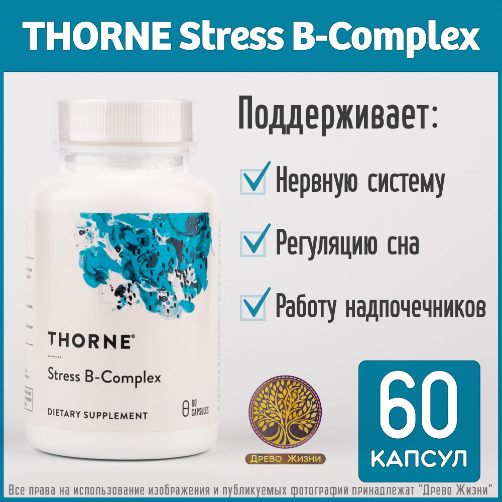   B Stress B-Complex Thorne Research 60            Pure-Store