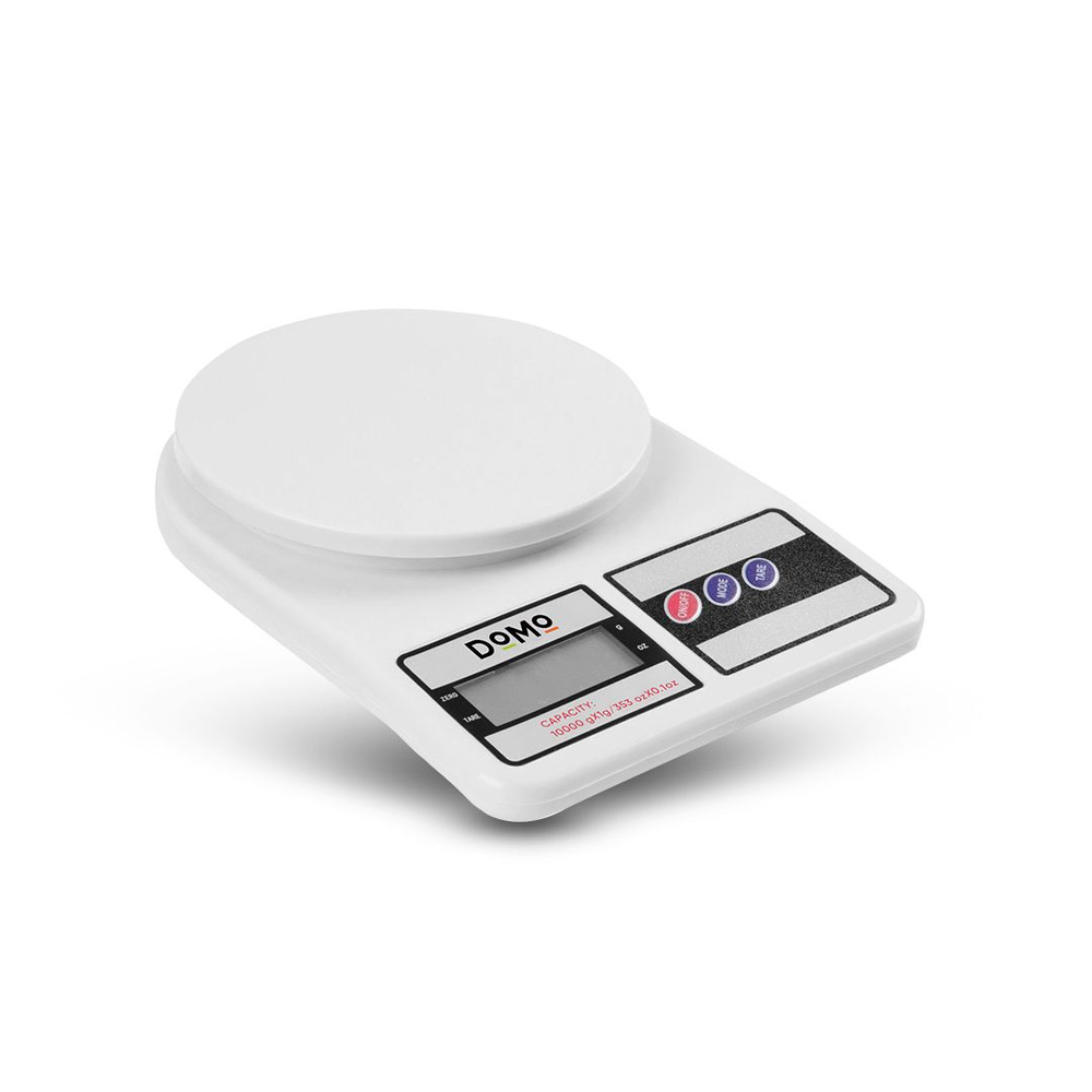 Электронные Кухонные весы Domo электронные SF400 10 кг, 2 AA, белый (DM .