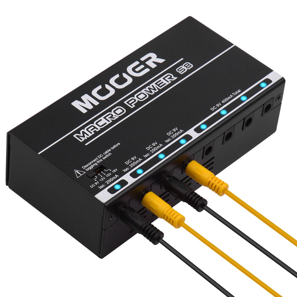 MOOER MACRO POWER S8 8-полосный профессиональный блок питания для гитарных эффекторов  #1