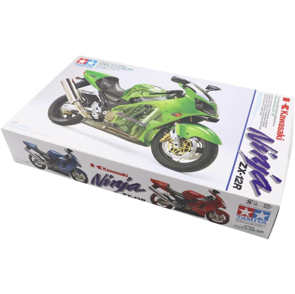 Модель мотоцикла 1/12 масштаб мотоцикла Ninja ZX-12R хобби пластиковая ...