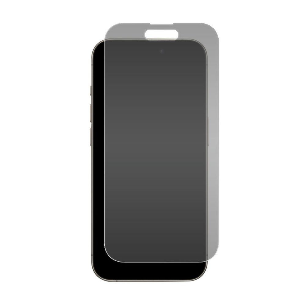 Стекло защитное гибридное Антишпион Krutoff для iPhone 15 Pro - купить ...