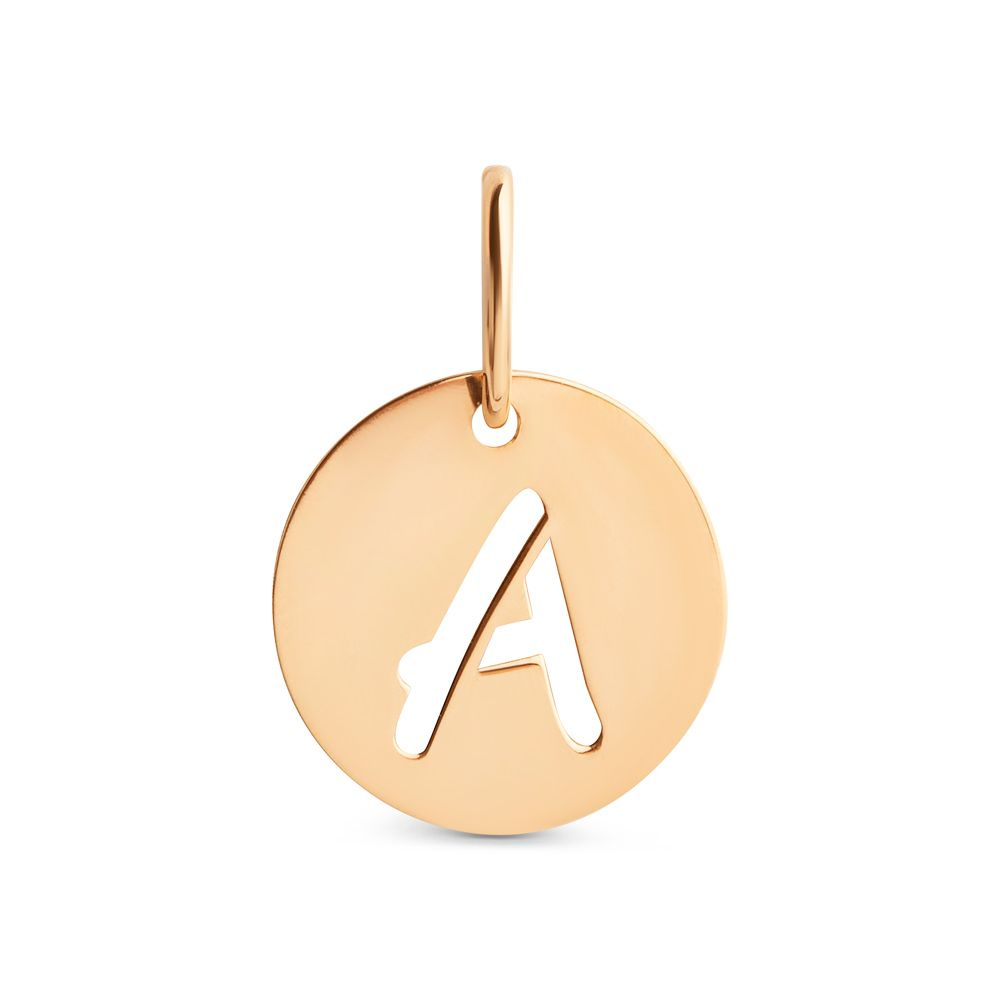 DINASTIA Подвеска золотая "буква А" - купить с доставкой по выгодным ...