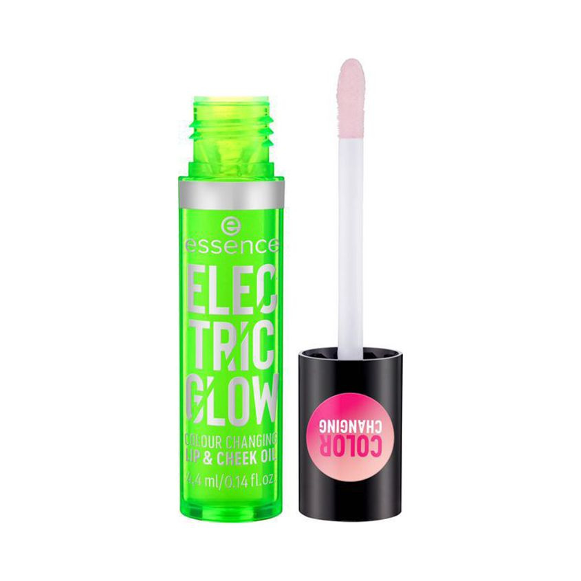 Помада для губ ESSENCE ELECTRIC GLOW LIP & CHEEK OIL 2в1 для лица и губ меняющая оттенок  #1