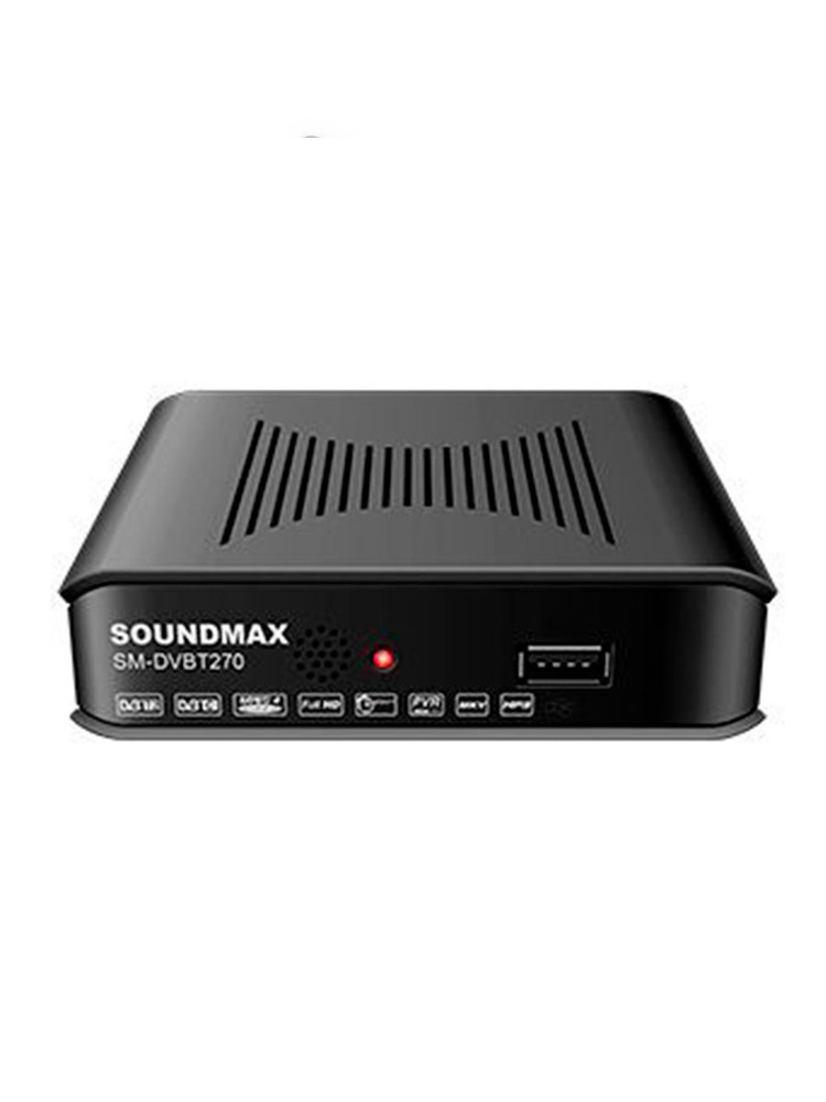Медиаплеер Soundmax SM-DVBT270, черный купить по низкой цене с ...
